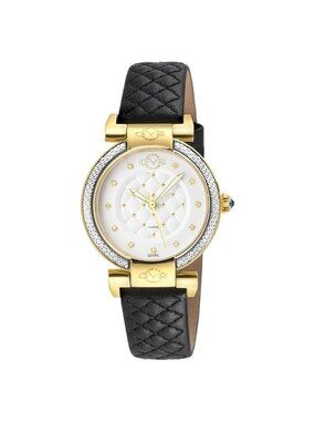 NWT Gv2 By Gevril Berletta Quartz Diamond White Dial Ladies Watch